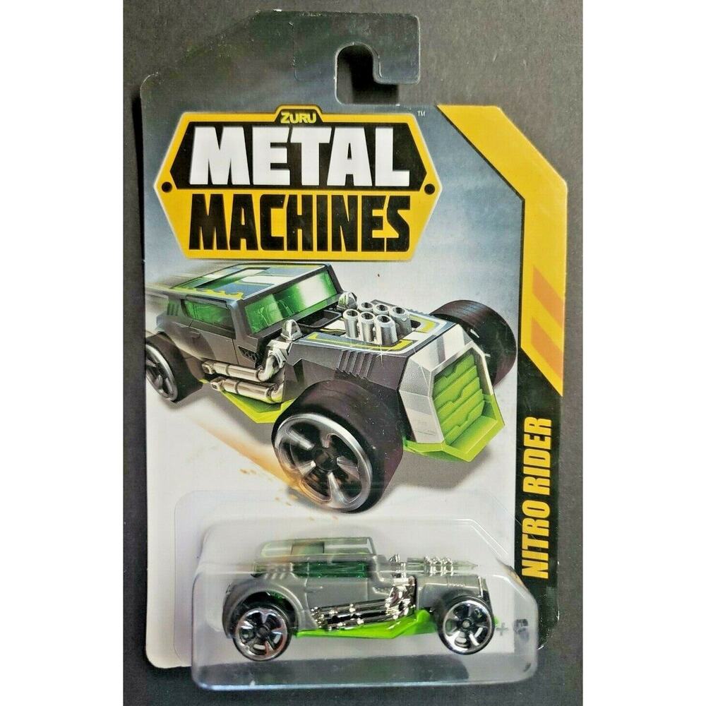 2018 ZURU Metal Machine Nitro Rider Gray / Green Sealed‎ HW3